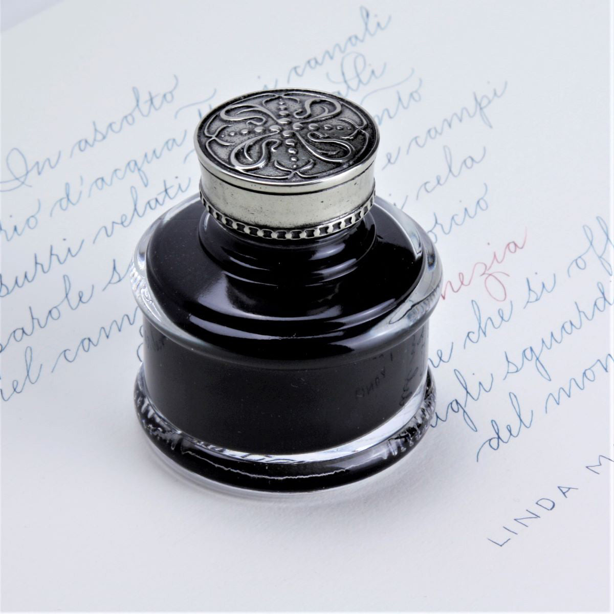 Bortoletti Glass Inkwell - Marin Made in Italy