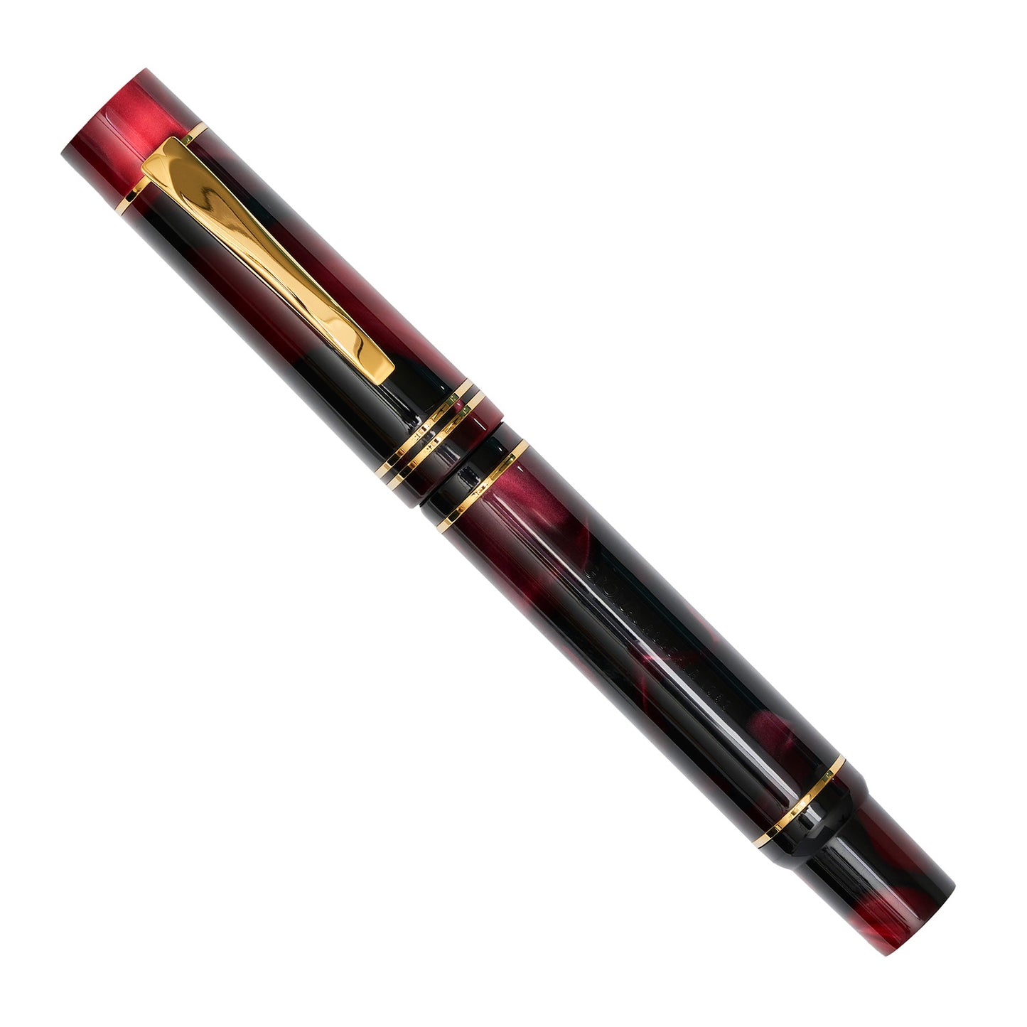 Gioia Alleria Piston Filler Fountain Pen - Amaranto | Made in Italy Capped
