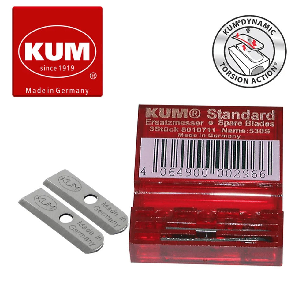 KUM Pencil Sharpener Replacement Blades Standard Sharp 530S Made in Germany