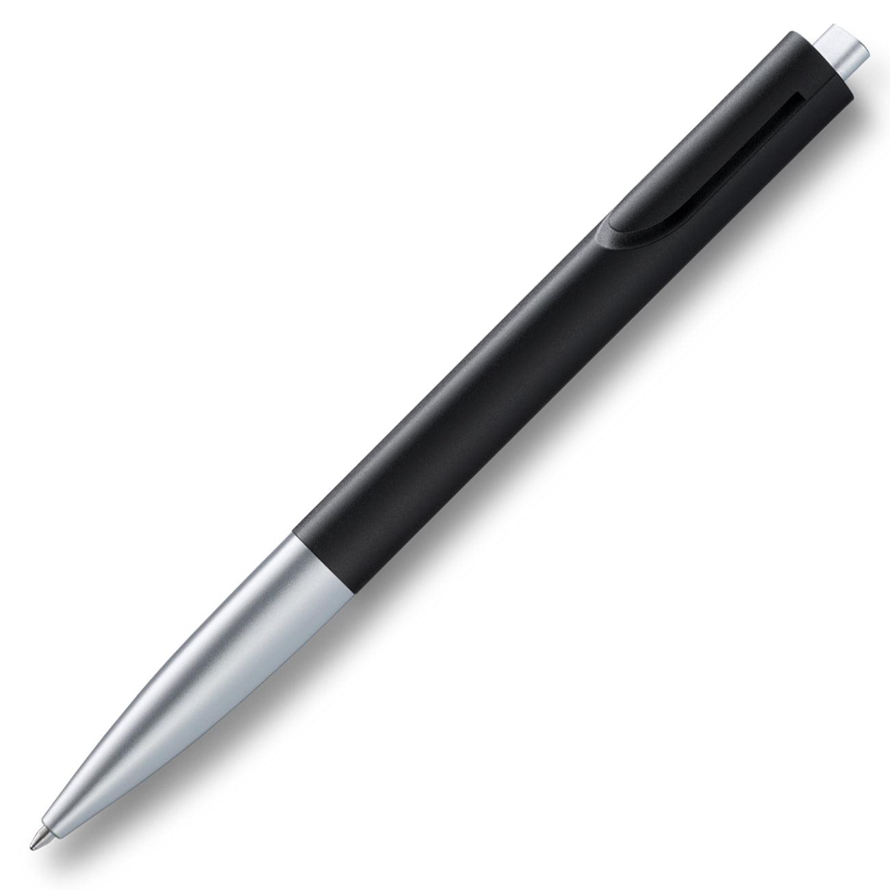Lamy Noto Ballpoint pen in Silver Black by Naoto Fukasawa