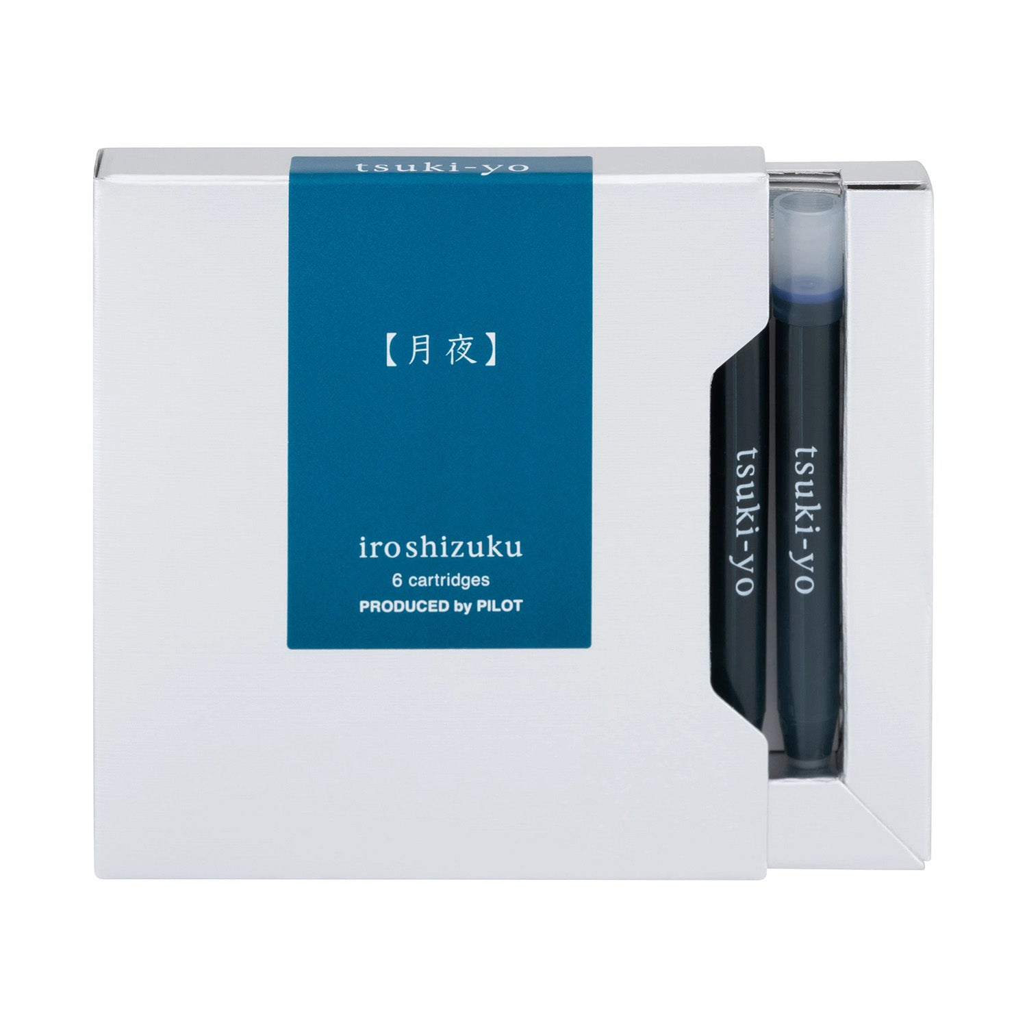 Pilot Iroshizuku Fountain Pen Ink Cartridges - Tsuki-yo (Moonlight) box open