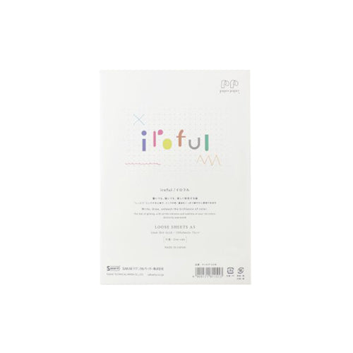 Sakae TP Iroful Loose Leaf Paper A5 Dot Grid 100 Sheets Made in Japan