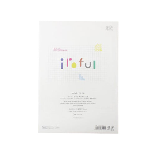 Sakae TP Iroful Loose Leaf Paper A5 Grid 100 Sheets Made in Japan