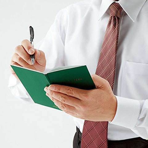 Kokuyo Field Sketch Book Notebook - 3 mm Grid - Dark Green Hand held