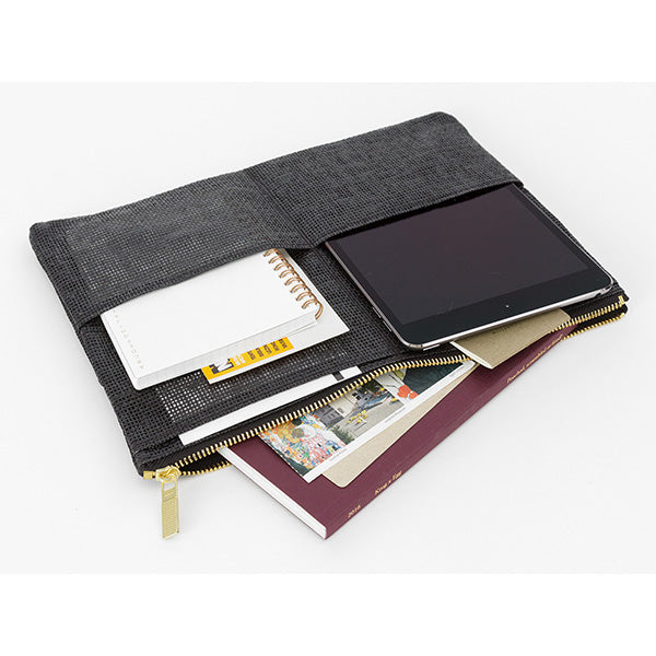 Midori PS Paper Code Bag in Bag - Black - Made in Japan lifestyle