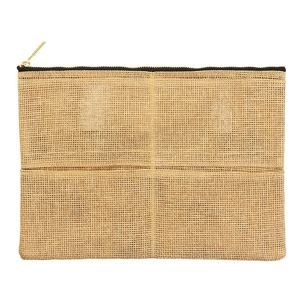 Midori PS Paper Code Bag in Bag - Beige - Made in Japan back side