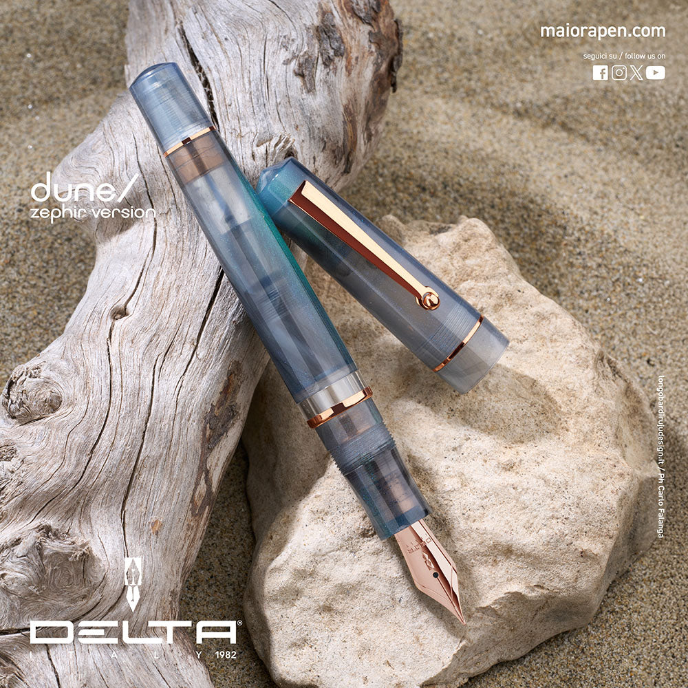Delta Duna Fountain Pen - Zephyr Grey