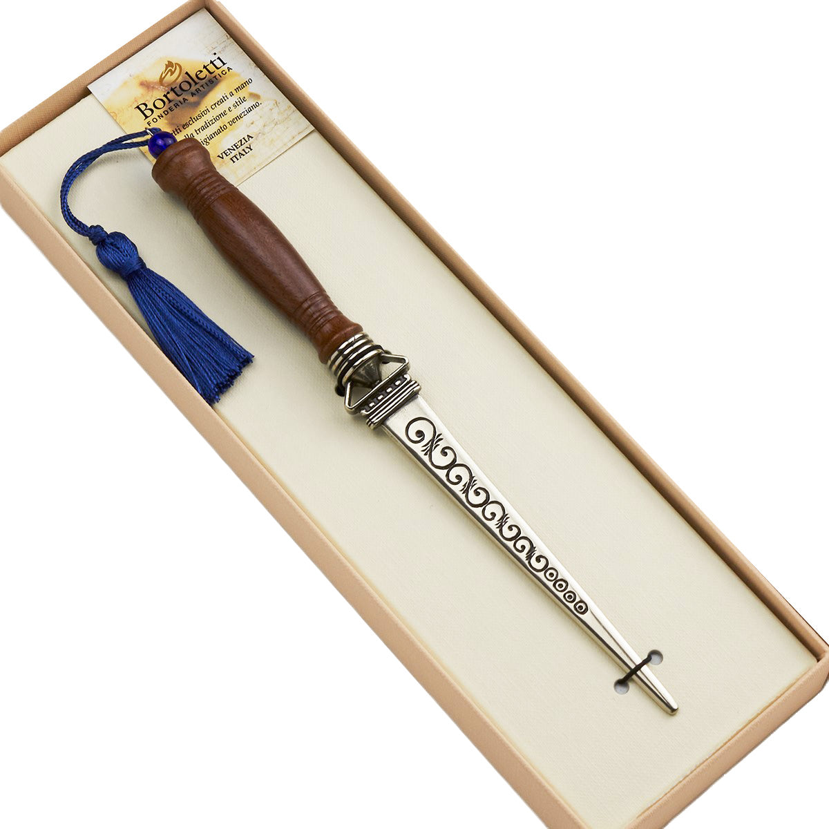 Bortoletti Letter Opener - Wood handle made in Italy