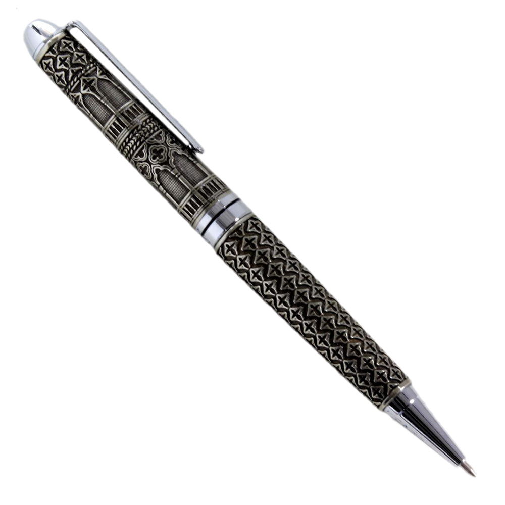 Bortoletti Ca d'Oro White Bronze Ballpoint Pen - Made in Italy