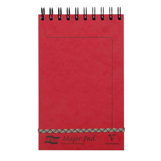 Clairefontaine Europa Major Top Ring Notepad - Red - Made in France