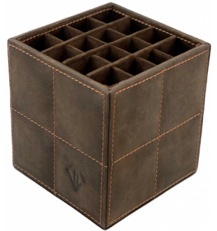Leather Pen Cube 4 x 4