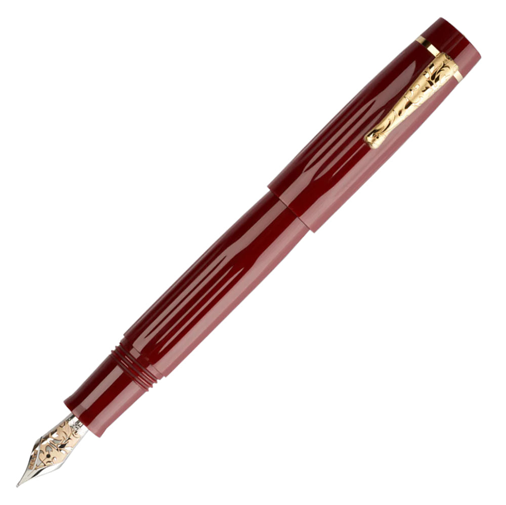 Delta Bio+16 Fountain Pen - Coral Red Made in Italy 