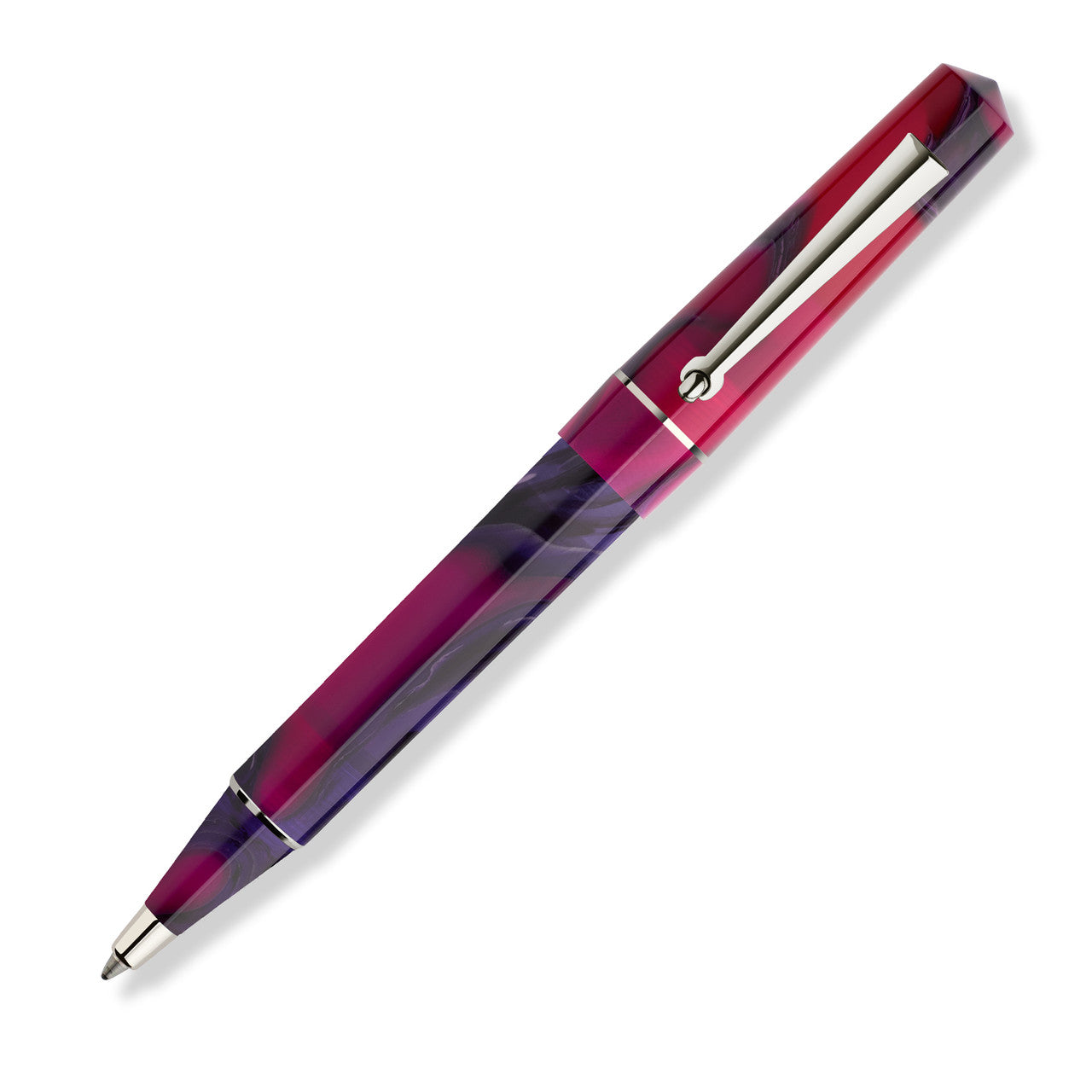 Delta Duna Ballpoint Pen - Mirage Magenta  -  Made in Italy 