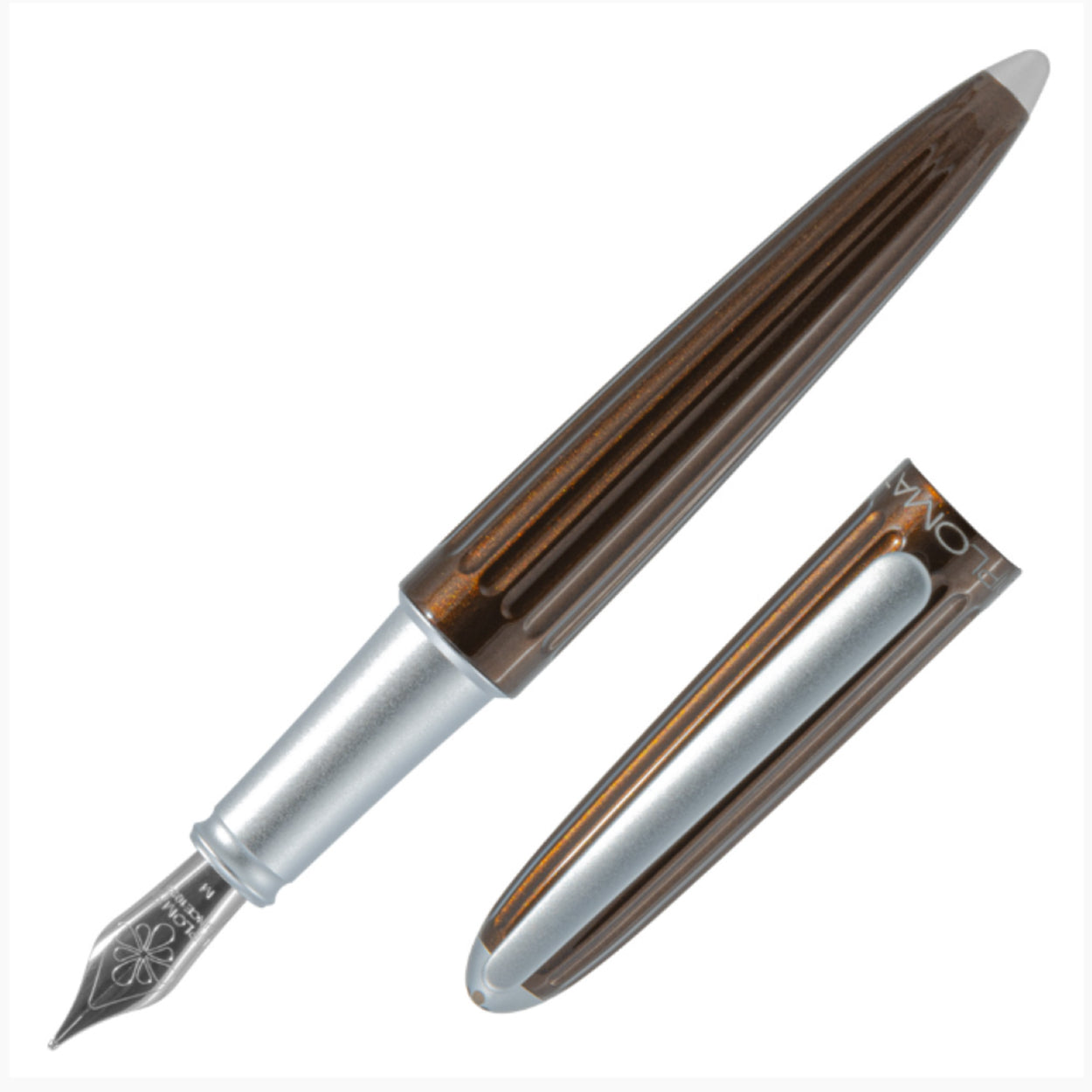 Diplomat Aero Fountain Pen - Marrakesh - Made In Germany uncapped