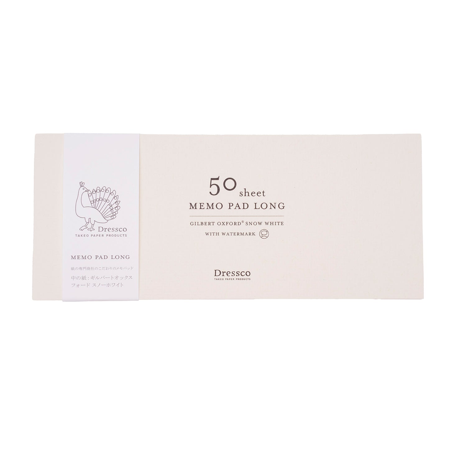 Dressco Memo Pad - Long - Made in Japan
