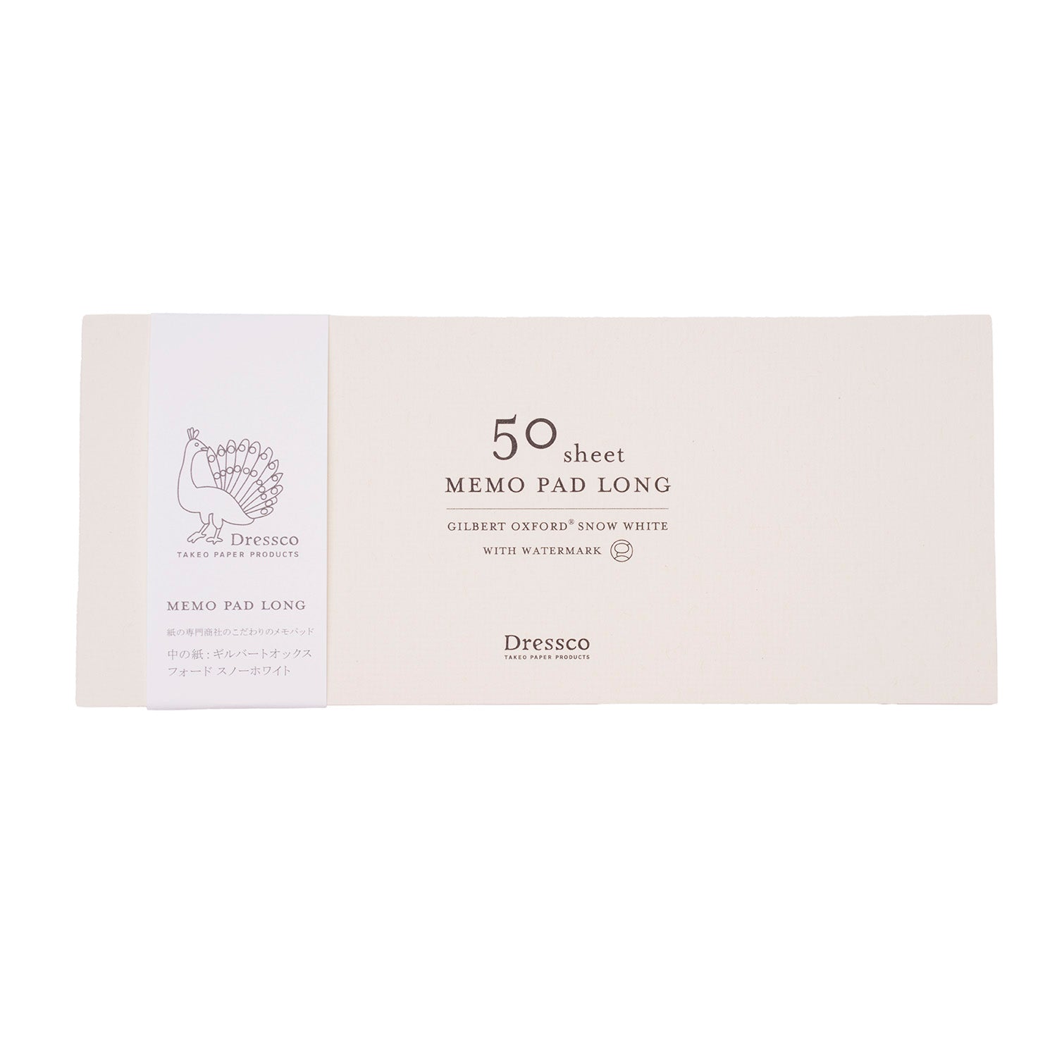 Dressco Memo Pad - Long - Made in Japan