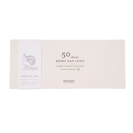 Dressco Memo Pad - Long - Made in Japan