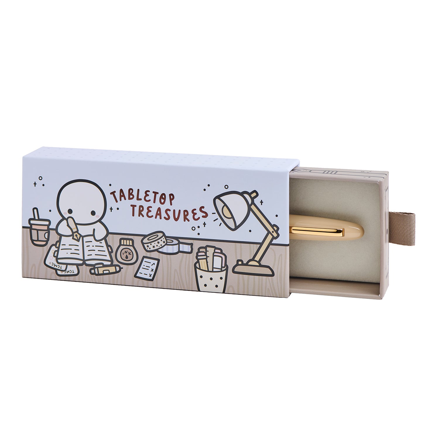 Esterbrook x TheCoffeeMonsterzCO Estie Fountain Pen Limited Edition box partly open 