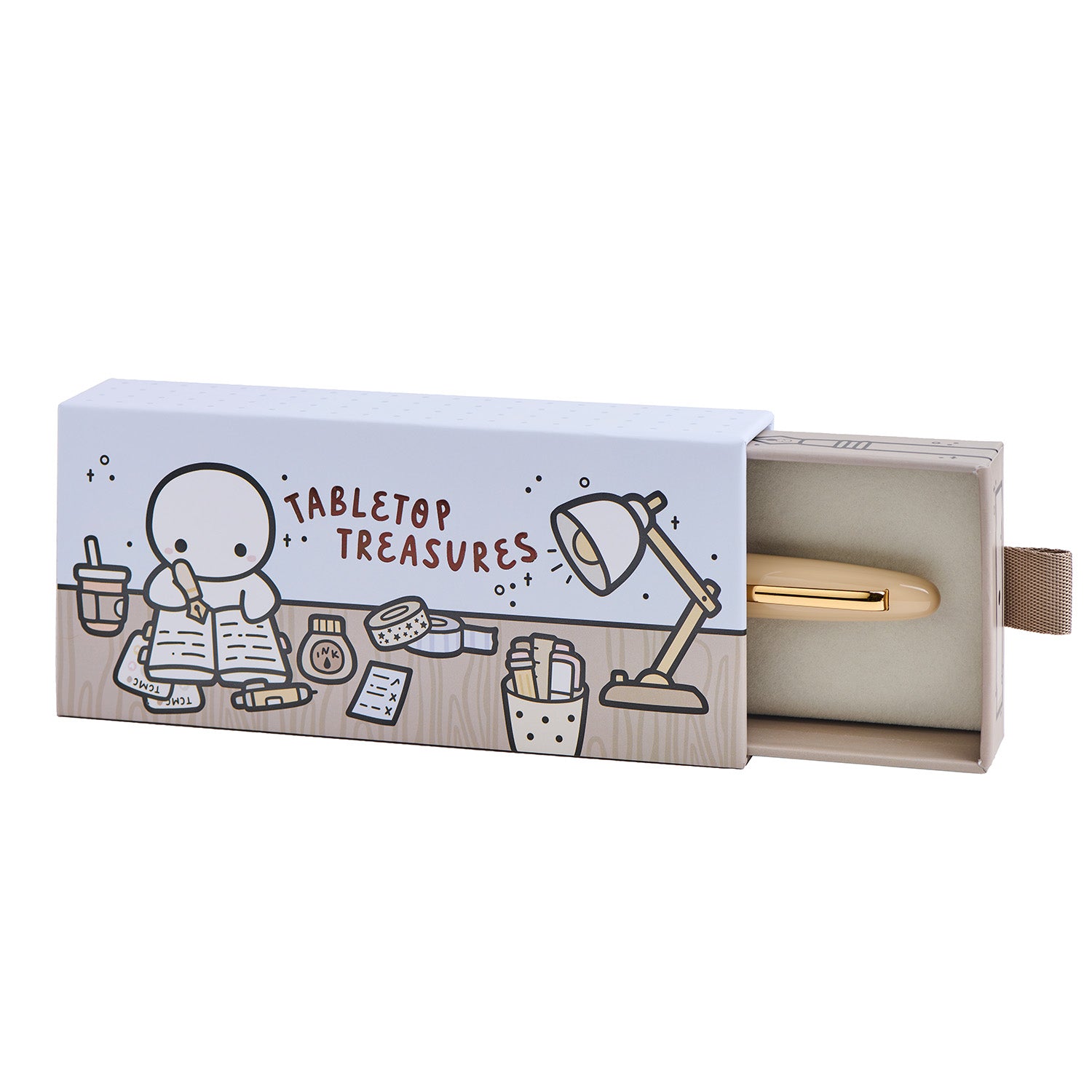 Esterbrook x TheCoffeeMonsterzCO Estie Fountain Pen Limited Edition box partly open 