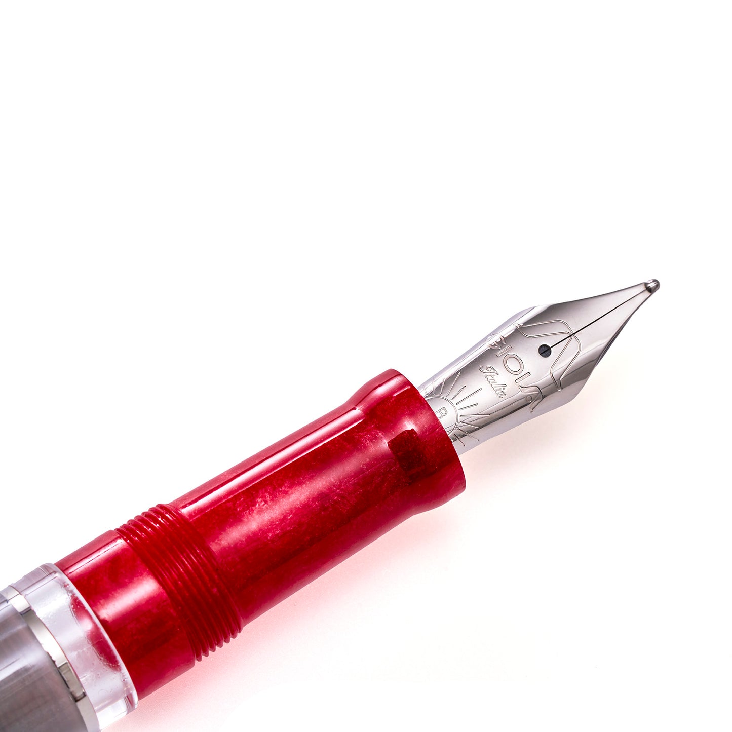 The Paper Mind x Gioia Metis Fountain Pen - Media Vita - Rhodium Trim - Limited Edition