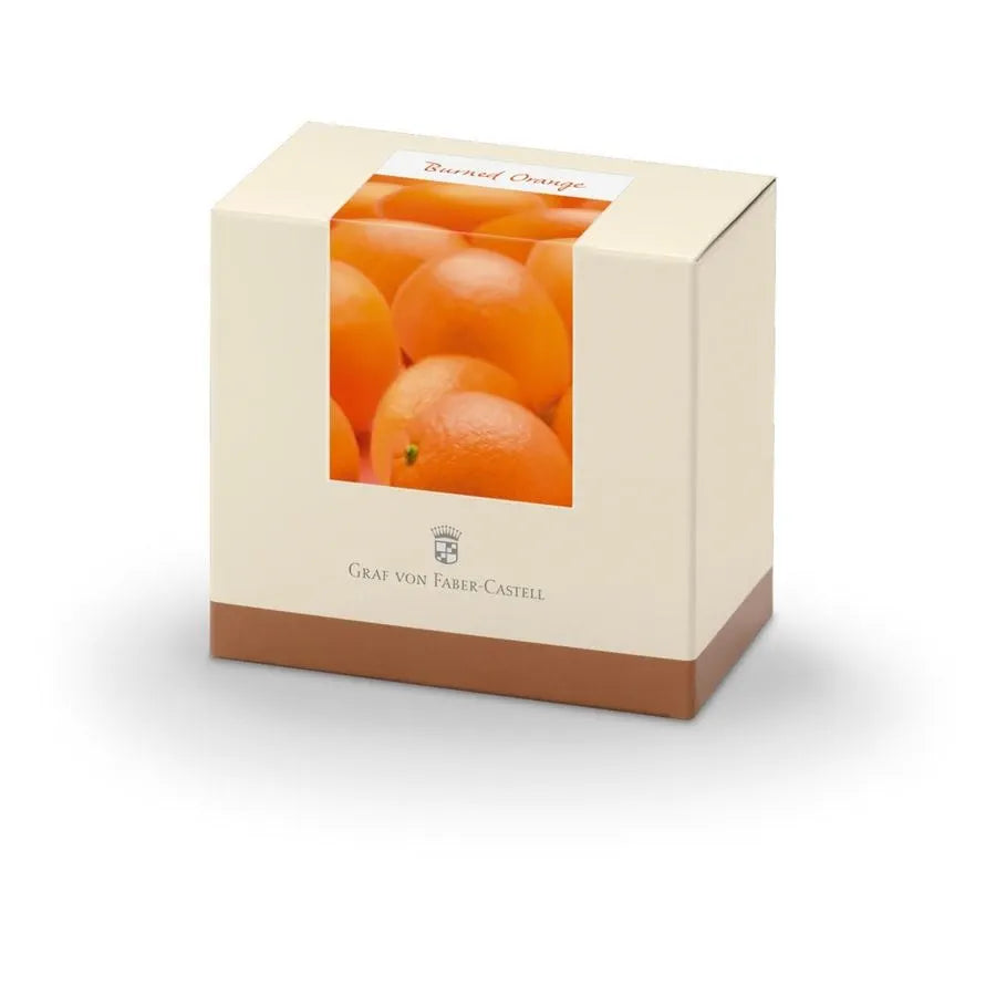 Graf Von Faber-Castell Fountain Pen Ink - 75 ml Bottle - Burned Orange box