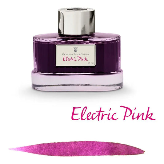 Graf Von Faber-Castell Fountain Pen Ink - 75 ml Bottle - Electric Pink
