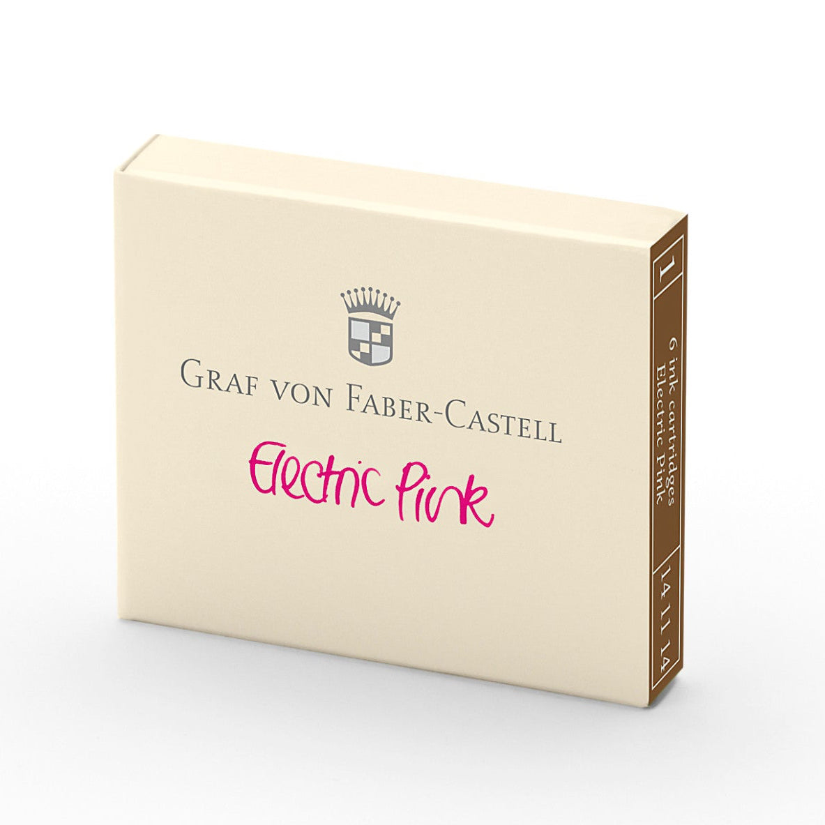 Graf Von Faber-Castell Fountain Pen Ink - 6 Cartridges - Electric Pink