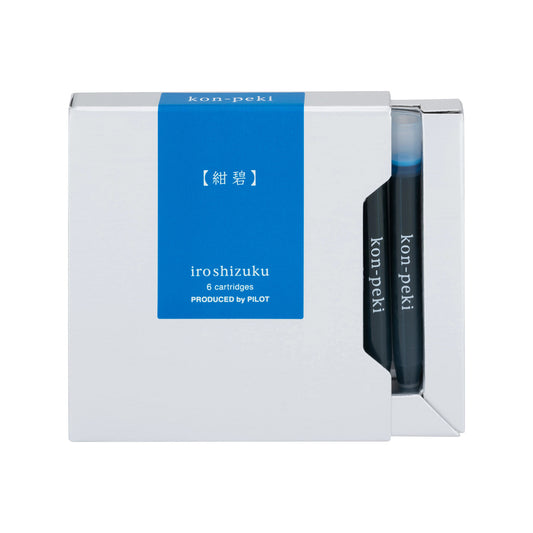 Pilot Iroshizuku Fountain Pen Ink Cartridges Kon-Peki