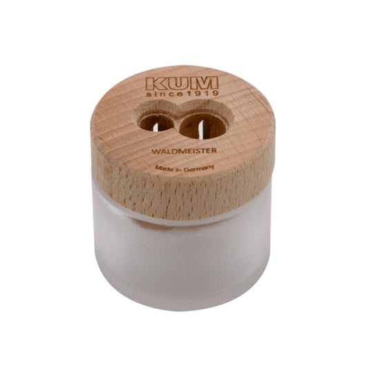 KUM Waldmeister Sustainable Frosted Glass Pencil Sharpener Made in Germany
