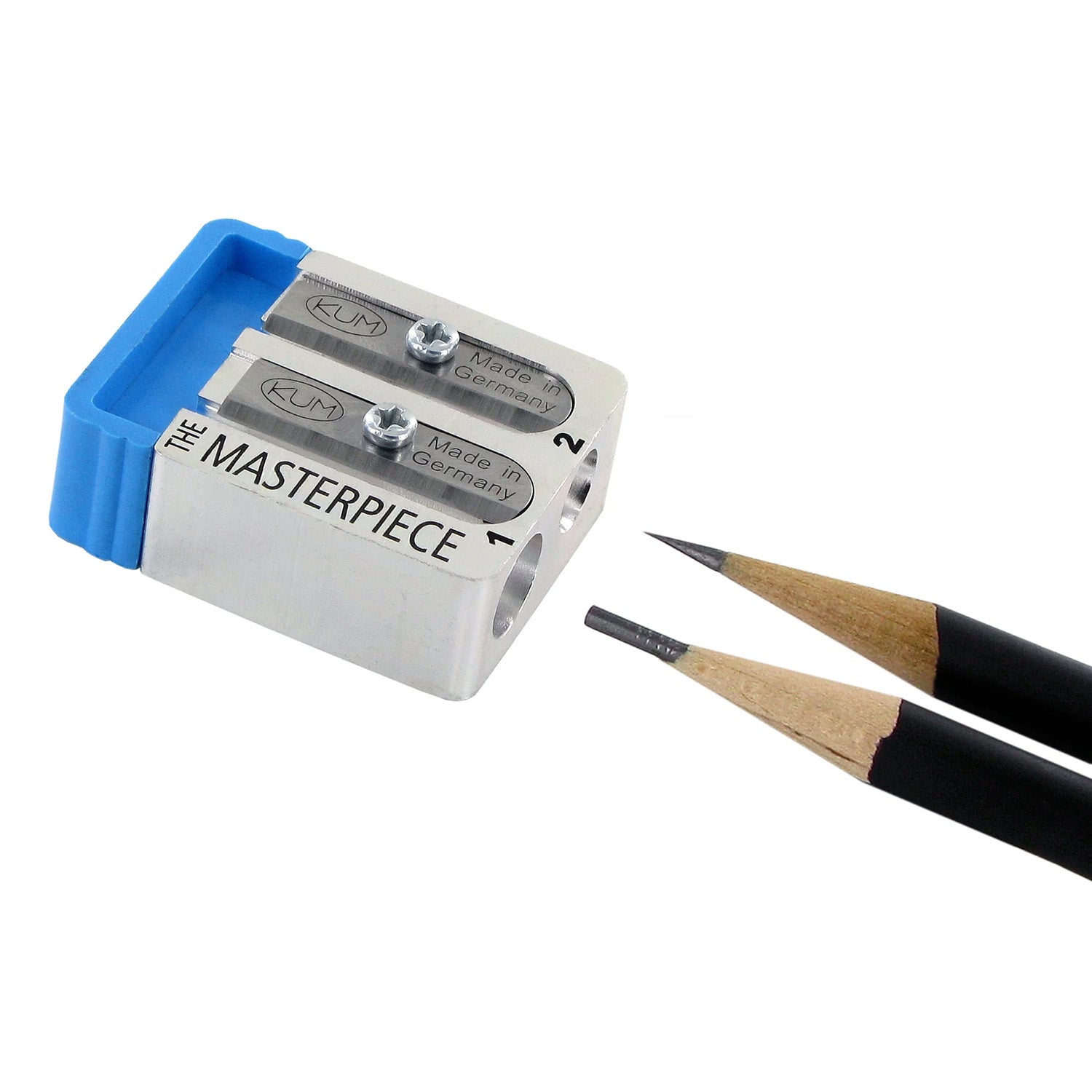 KUM Meisterwerk Masterpiece Pencil Sharpener with pencils made in Germany