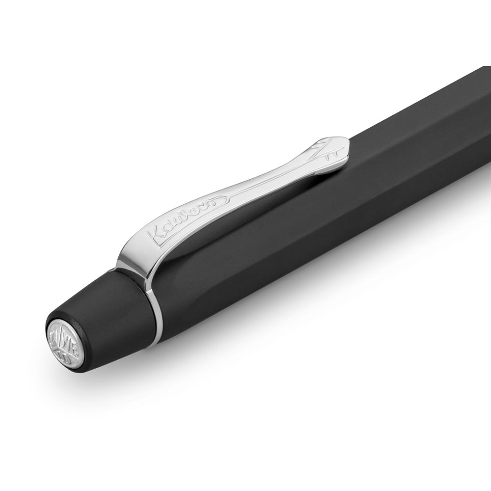 Kaweco Original Ballpoint Pen - Black Chrome - Made In Germany Clip