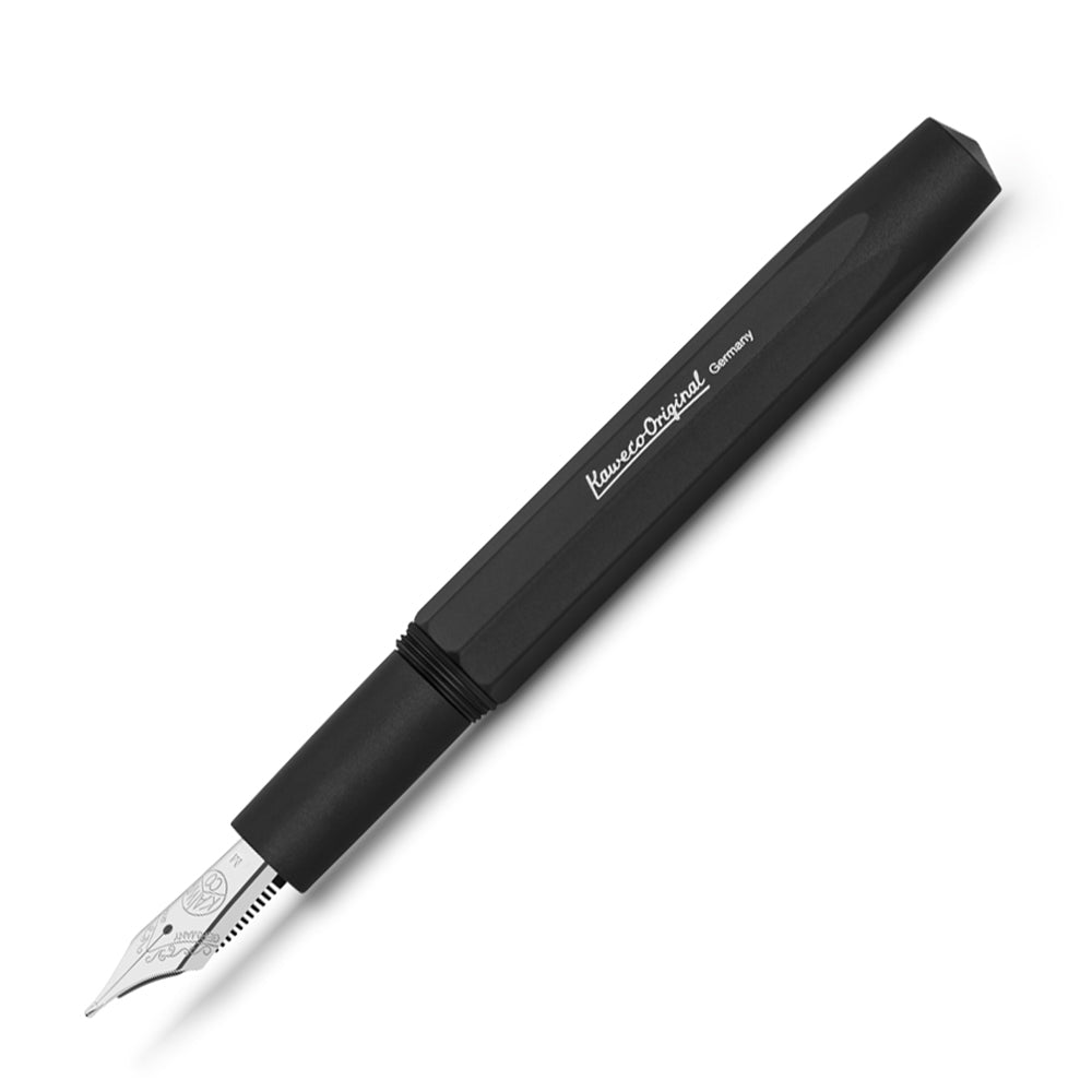 Kaweco Original Fountain Pen - Black Chrome - 250 #6 Nib - Made In Germany
