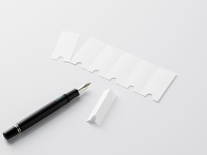 Kobeha SUITO Fountain Pen Cleaning Paper - Portable Blotting Sheets with pen