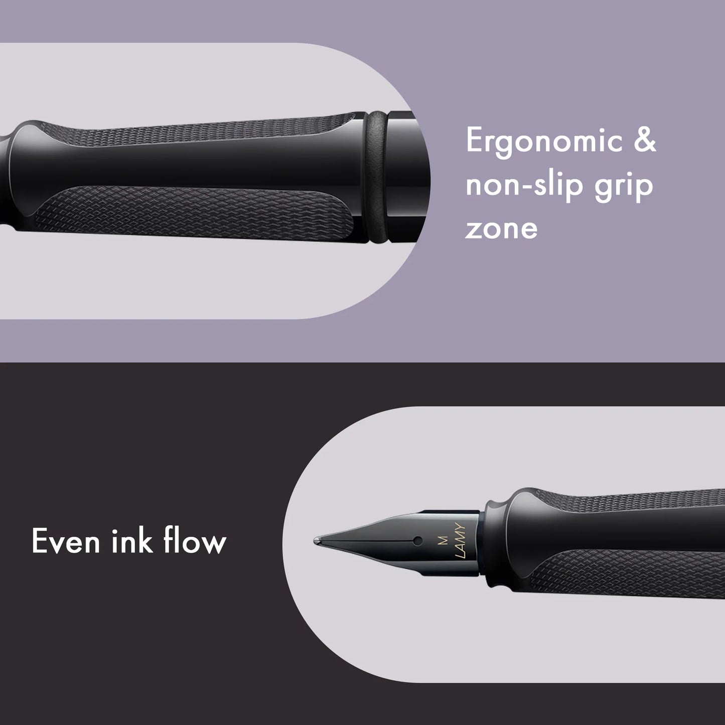 LAMY Safari Fountain Pen - Meteorite - Special Edition - Made in Germany detail