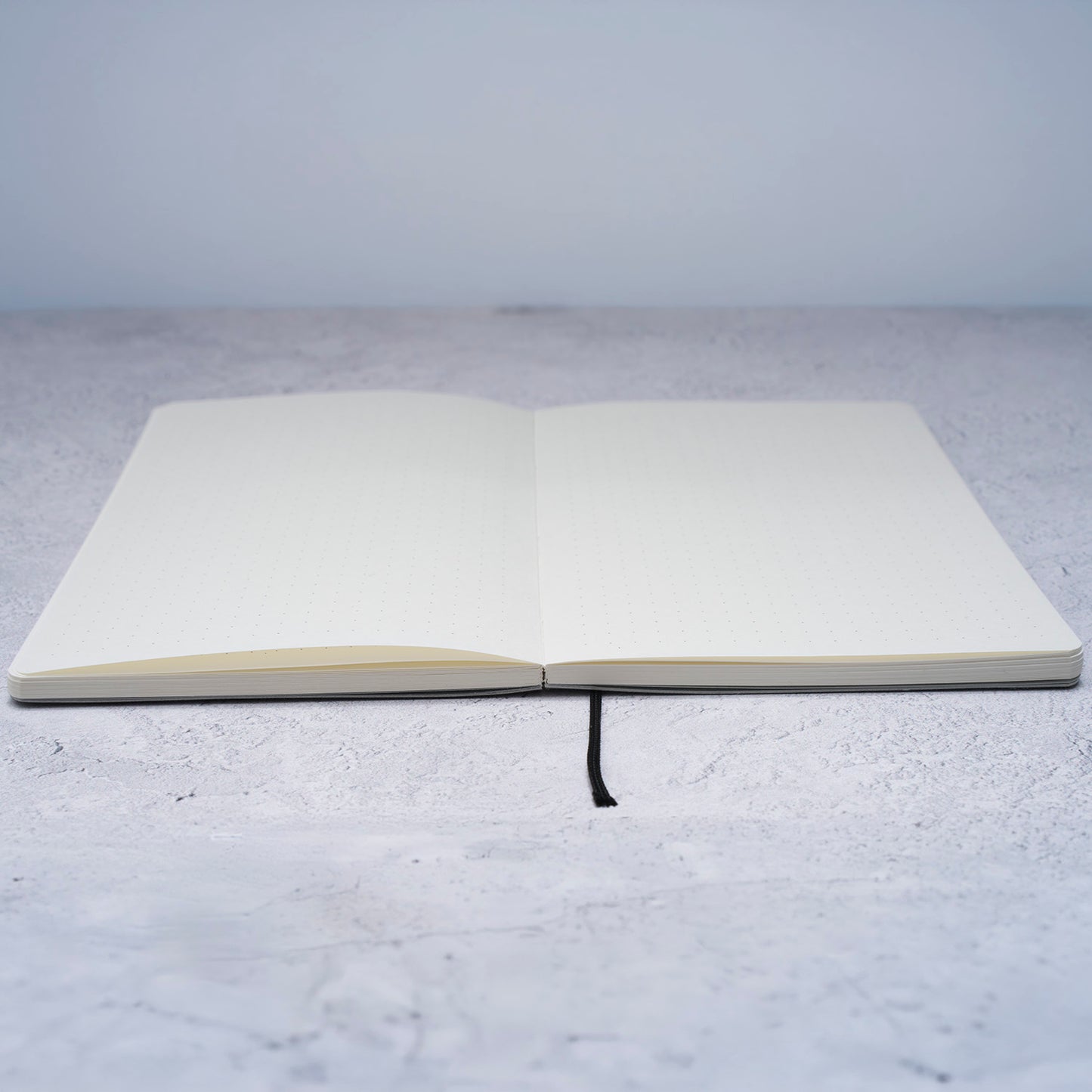The Paper Mind Meringue Paper Notebook B6 Slim,  Notebook for Fountain Pens, dot grid, laying flat
