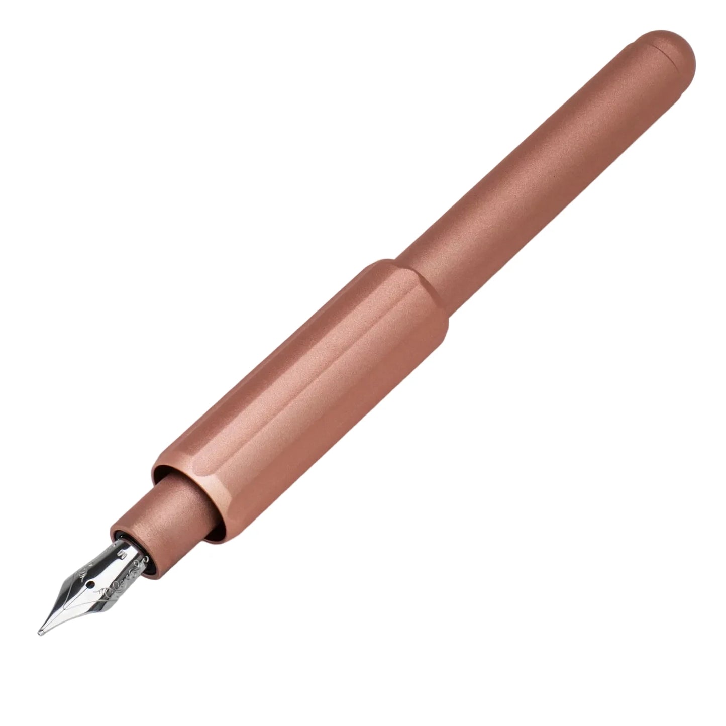Monteverde Axis Fountain Pen Matte Champagne uncapped