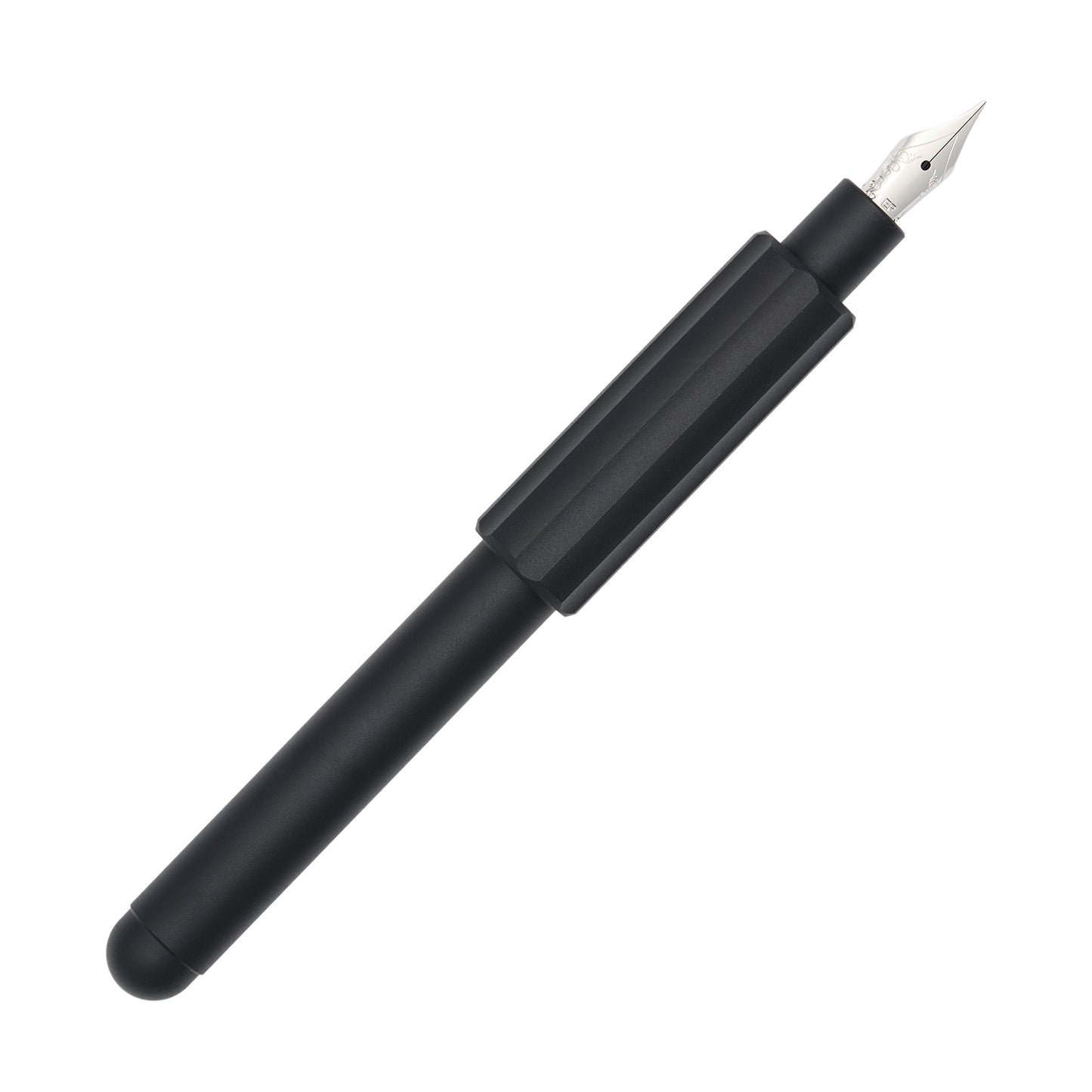 Monteverde Axis Aluminum Pocket Fountain Pen - Matte Black Posted