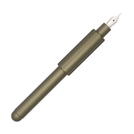 Monteverde Axis Pocket Fountain Pen - Olive Green posted