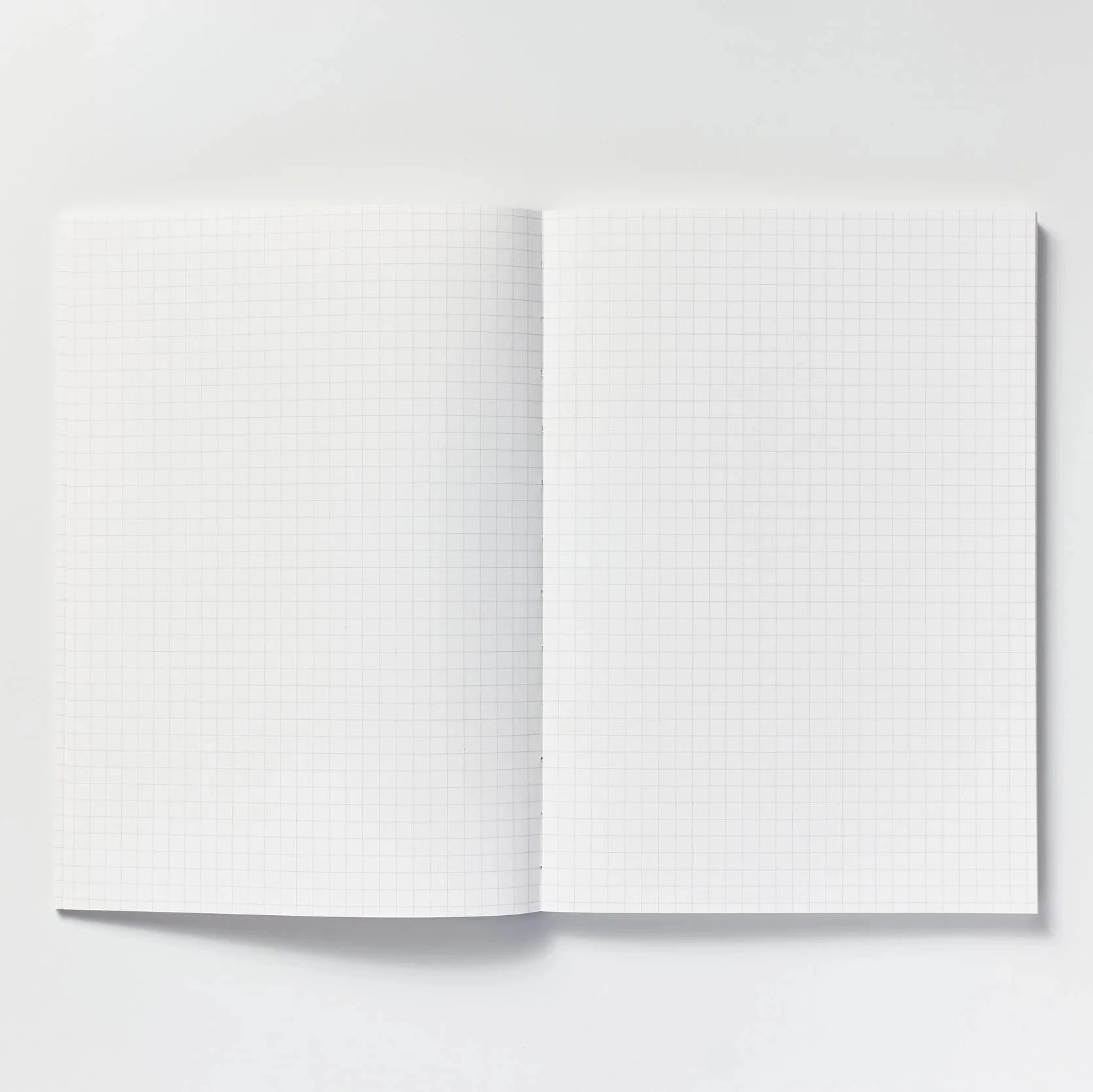 Nakabyashi Yu-Sari Soft Cover Notebook - A5 - 5mm Grid Fountain Pen Notebook Made in Japan open