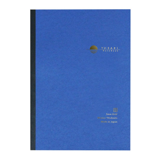 Nakabyashi Yu-Sari Soft Cover Notebook - B5 - 5mm Grid Fountain Pen Notebook Made in Japan