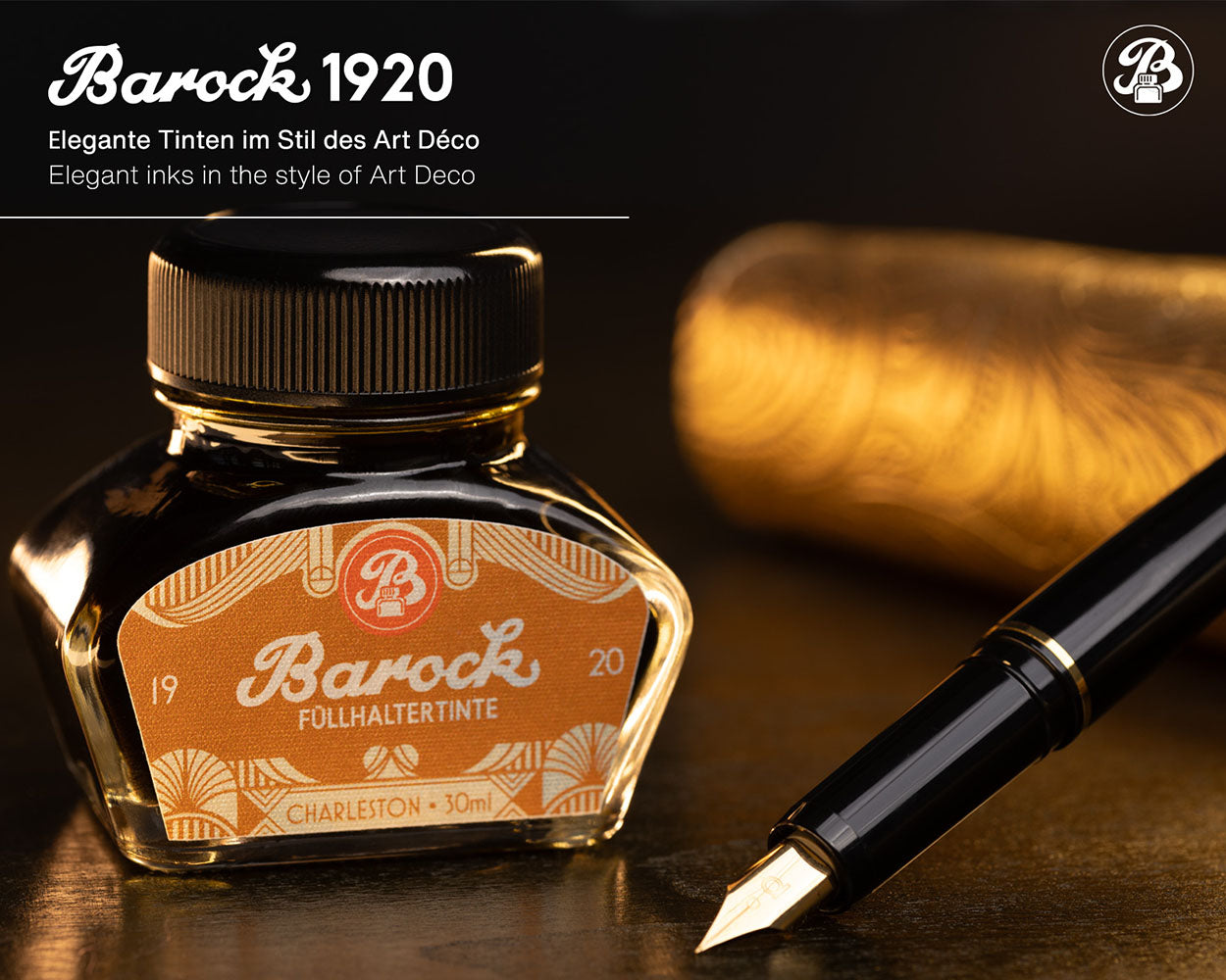 Octopus Fluids Barock 1920 Fountain Pen Ink - 30 ml Bottle - Charleston lifestyle