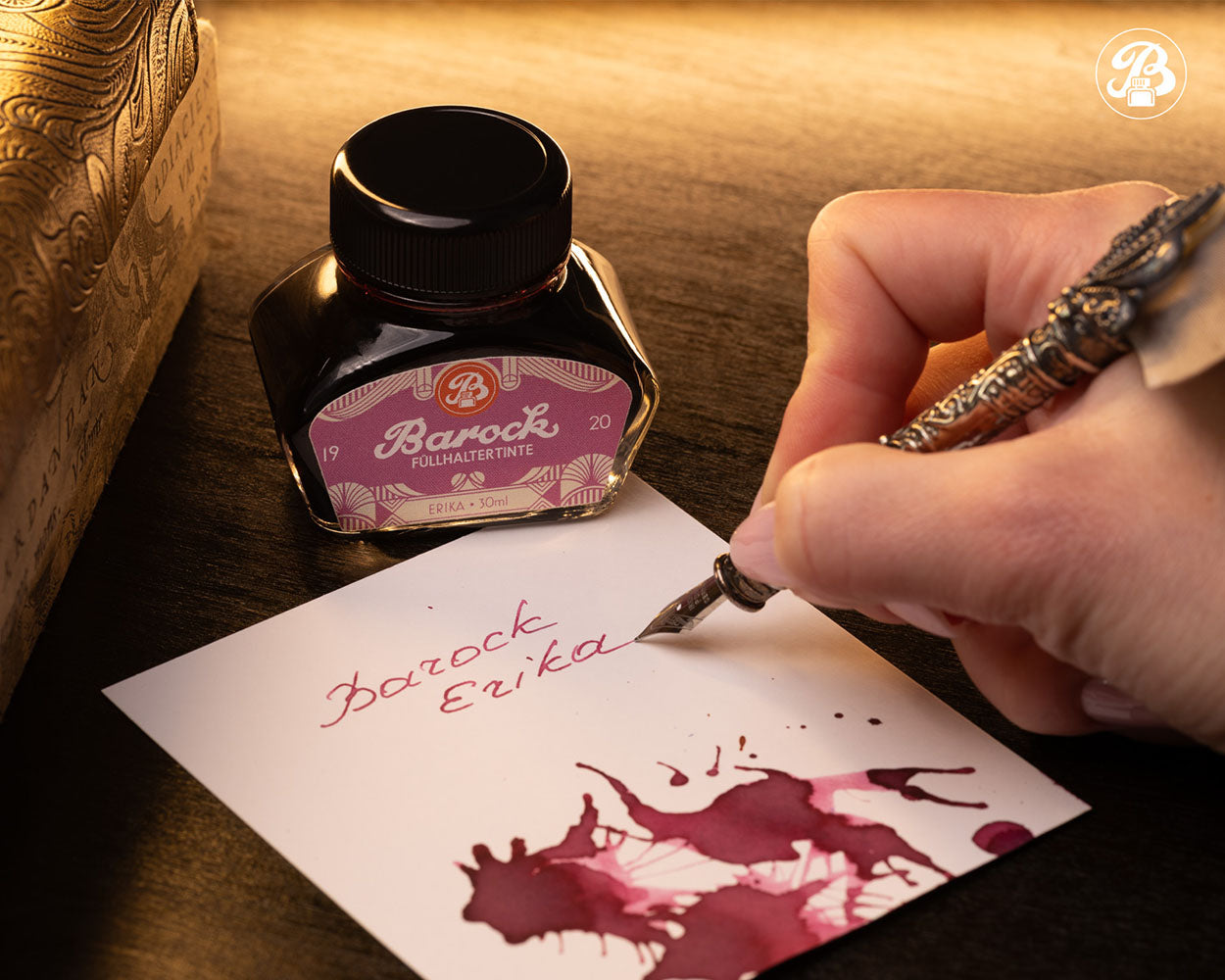 Octopus Fluids Barock 1920 Fountain Pen Ink - 30 ml Bottle - Erika lifestyle 2