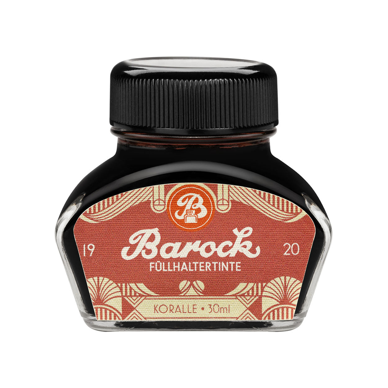 Octopus Fluids Barock 1920 Fountain Pen Ink - 30 ml Bottle - Koralle