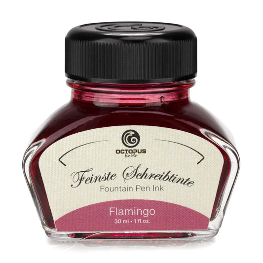 Octopus Fluids Fountain Pen Ink - 30 ml Bottle - Flamingo Pink -  Made in Germany