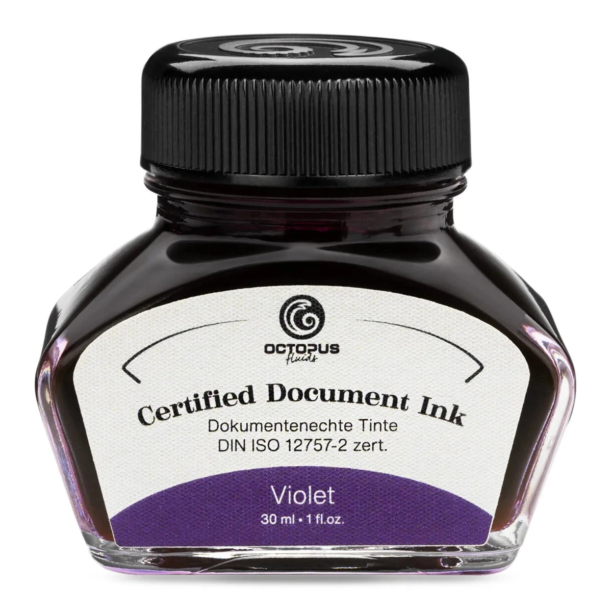 Octopus Fluids Fountain Pen Document Ink - 30 ml Bottle - Violet Purple -  Made in Germany