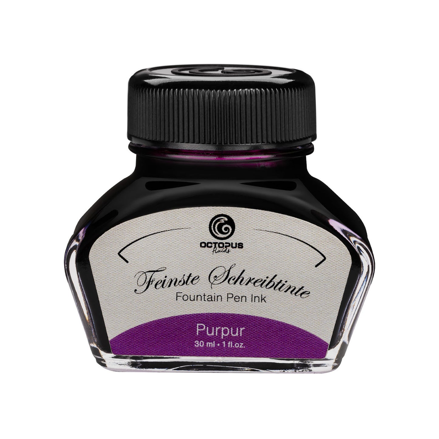 Octopus Fluids Fountain Pen Ink - 30 ml Bottle - Purpur Purple - Made in Germany