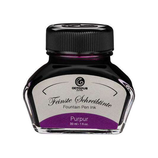 Octopus Fluids Fountain Pen Ink - 30 ml Bottle - Purpur Purple - Made in Germany