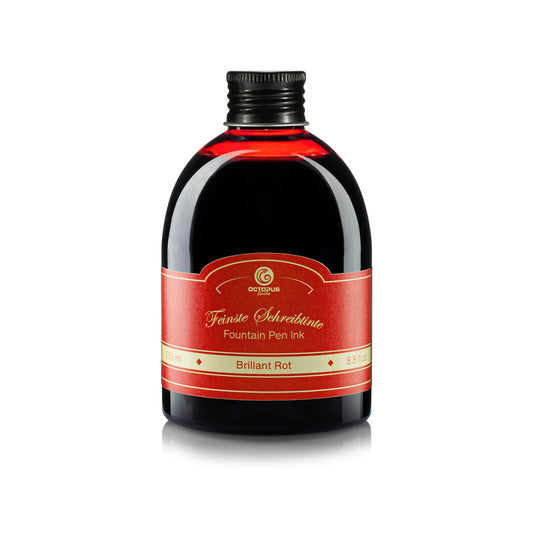 Octopus Fluids Fountain Pen Ink Brilliant Rot Red 30ml