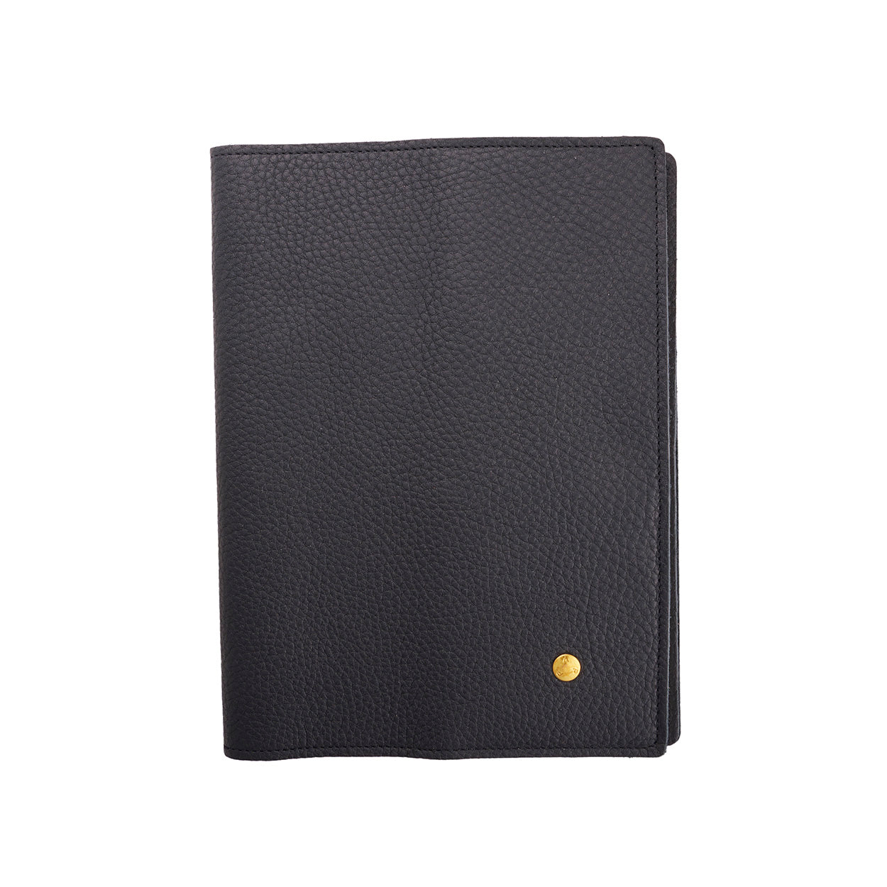 PAP Albin Leather Notebook Cover A5 - Black Soft - Made in Sweden