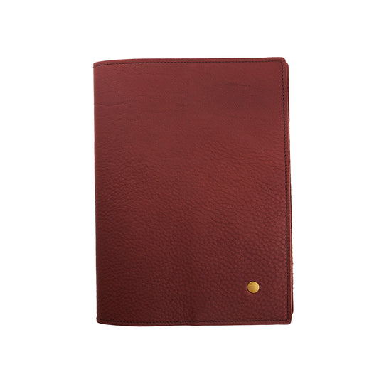 PAP Albin Leather Notebook Cover A5 - Brown Soft - Made in Sweden
